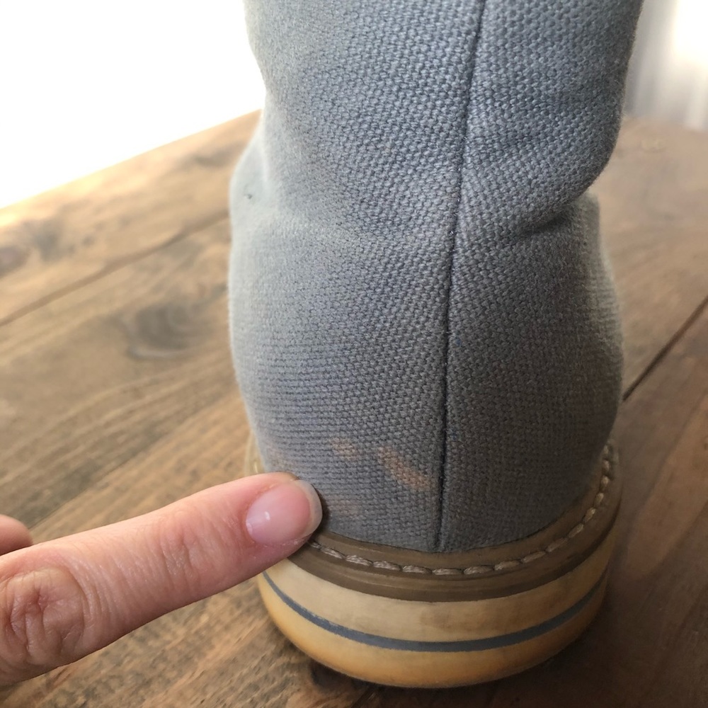 J.D. Fisk Canvas Henri Ankle Boots - Picture 5 of 8